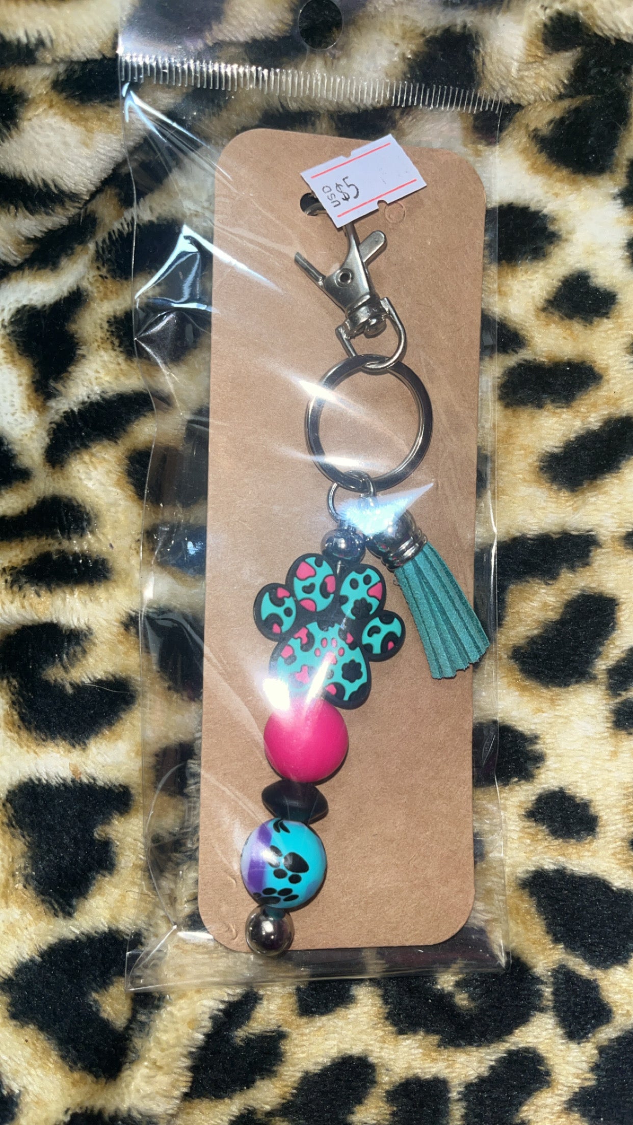Paw keychains