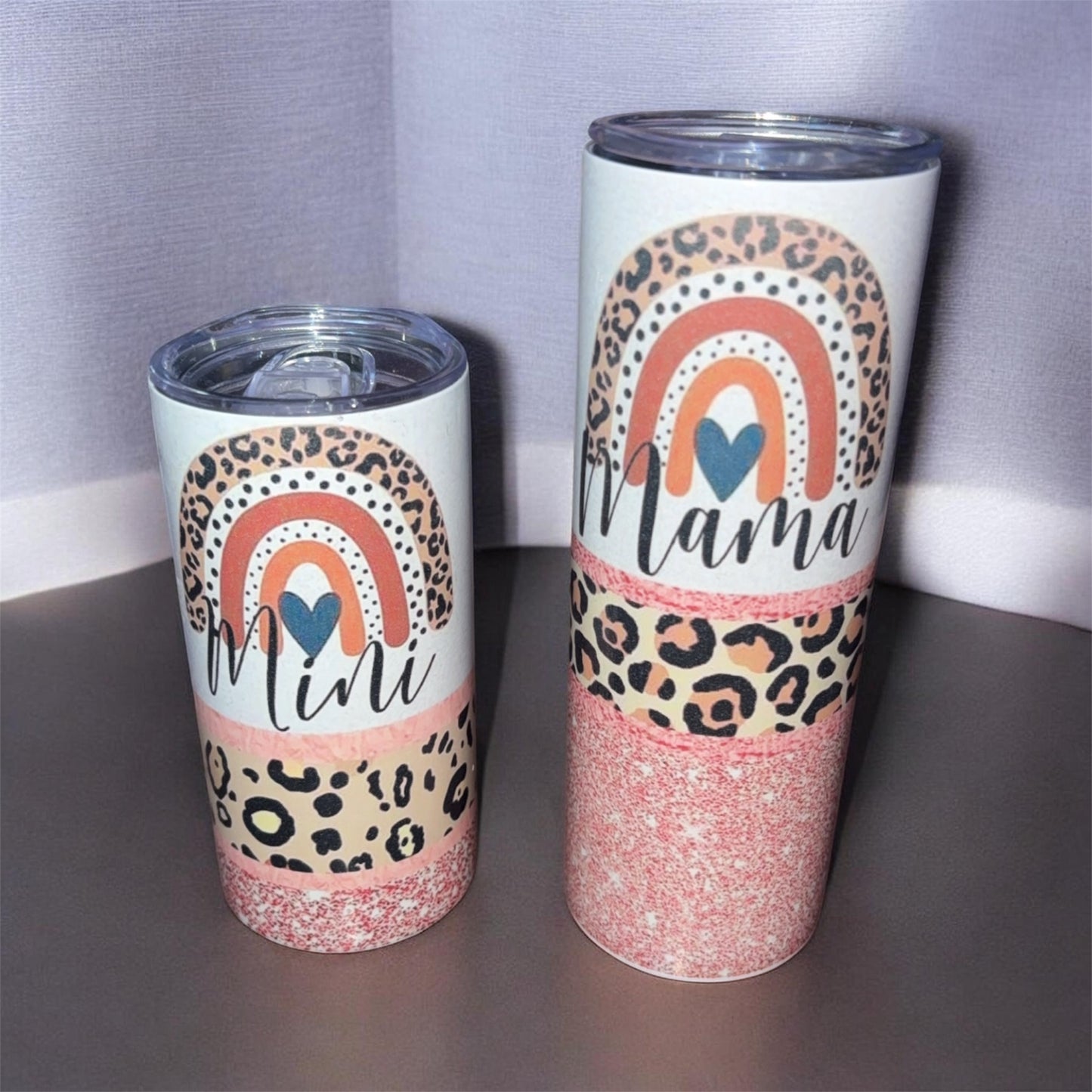 “Mama and mini” tumbler set