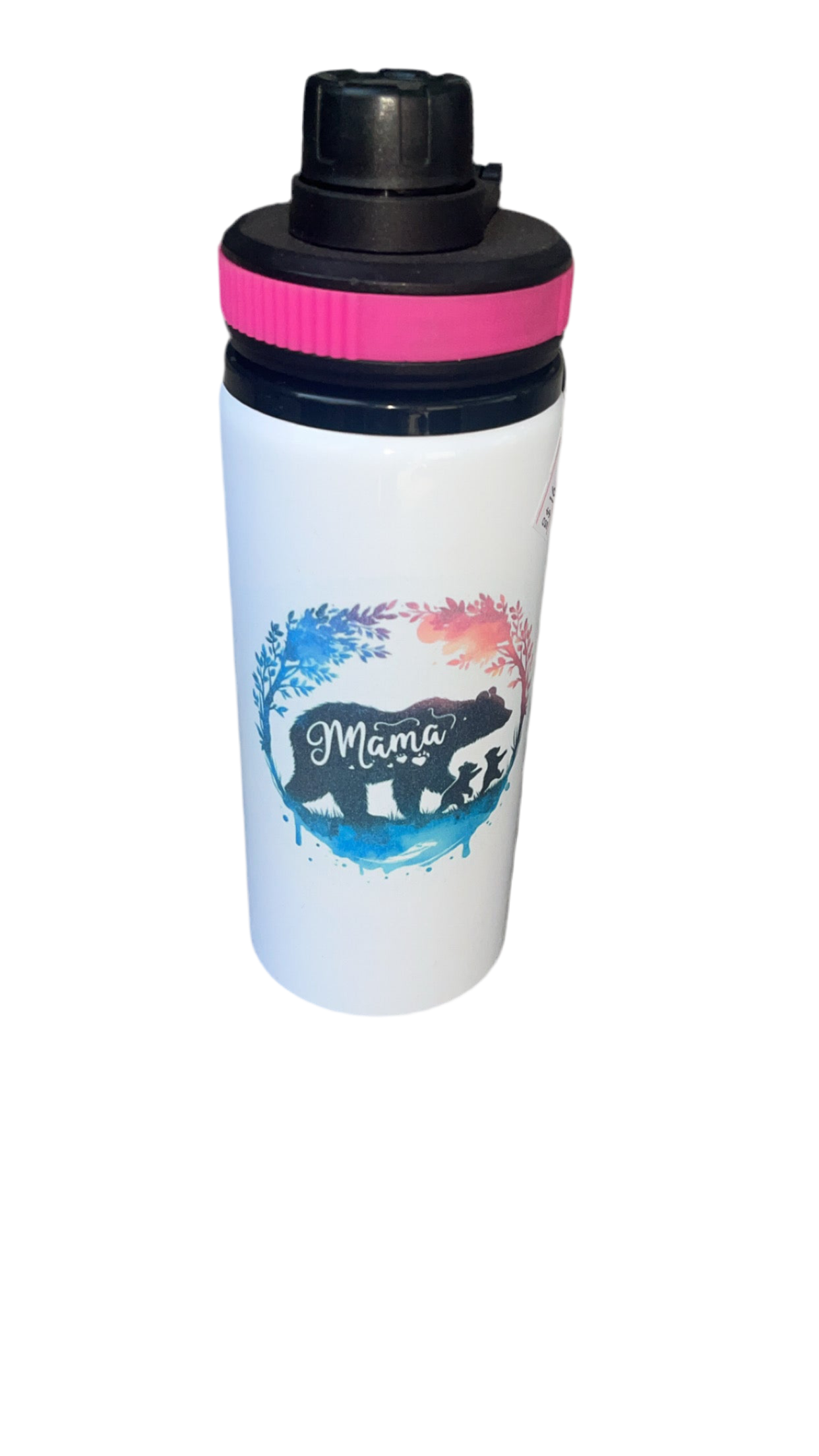 20oz stainless steel water bottle with handle “Mama”