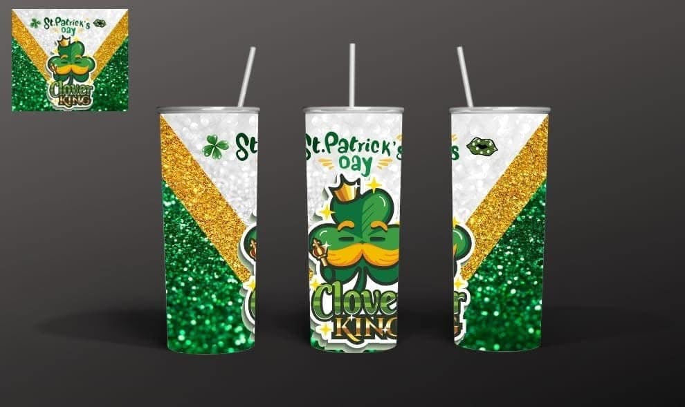 “Happy St Patricks day tumbler