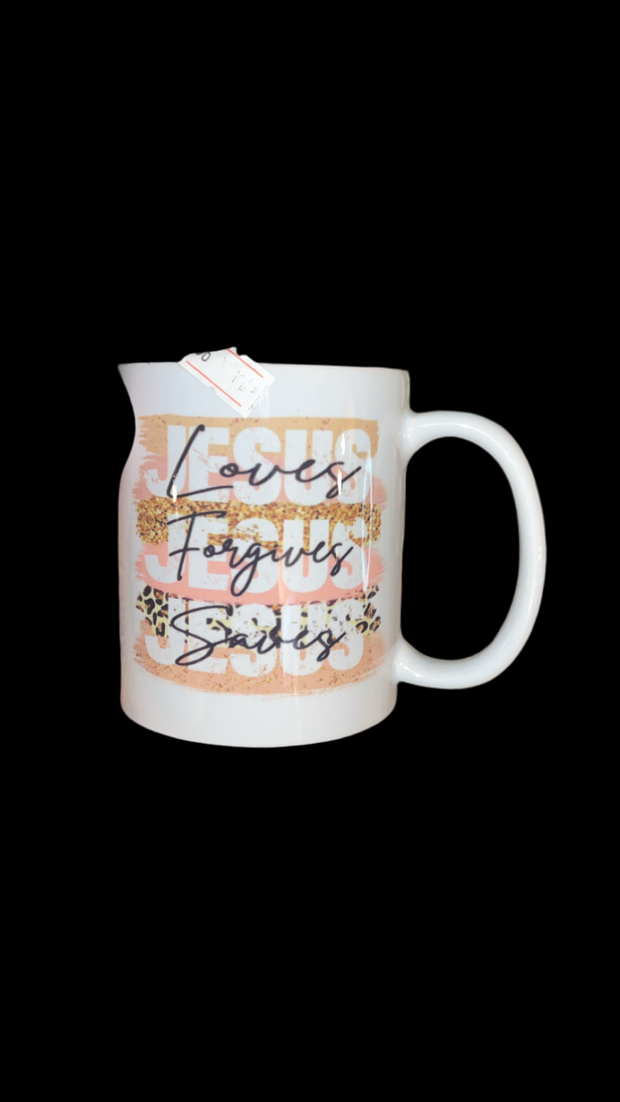 “ Jesus loves, Jesus forgives…” 11 oz ceramic mug