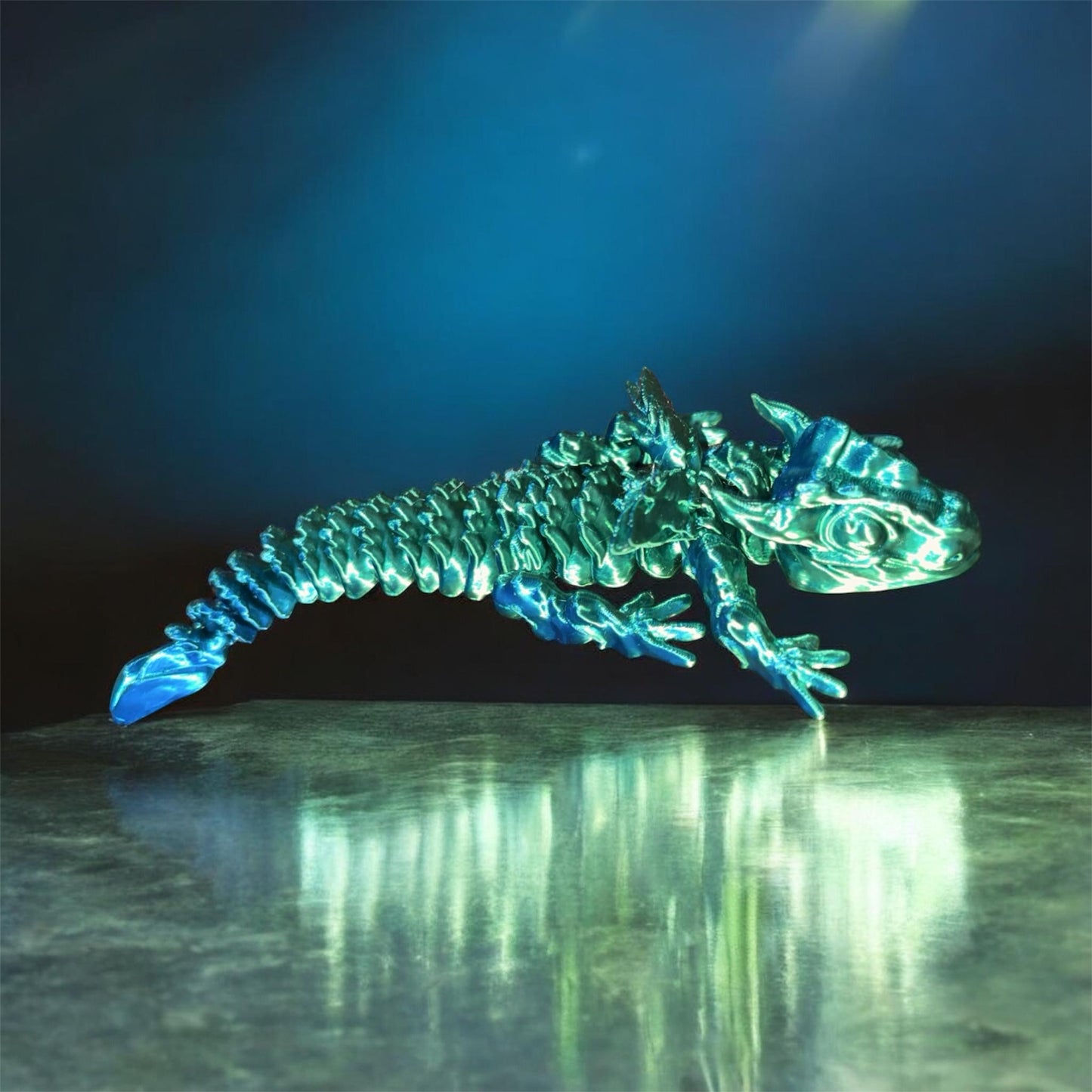 8” articulated dragon toy