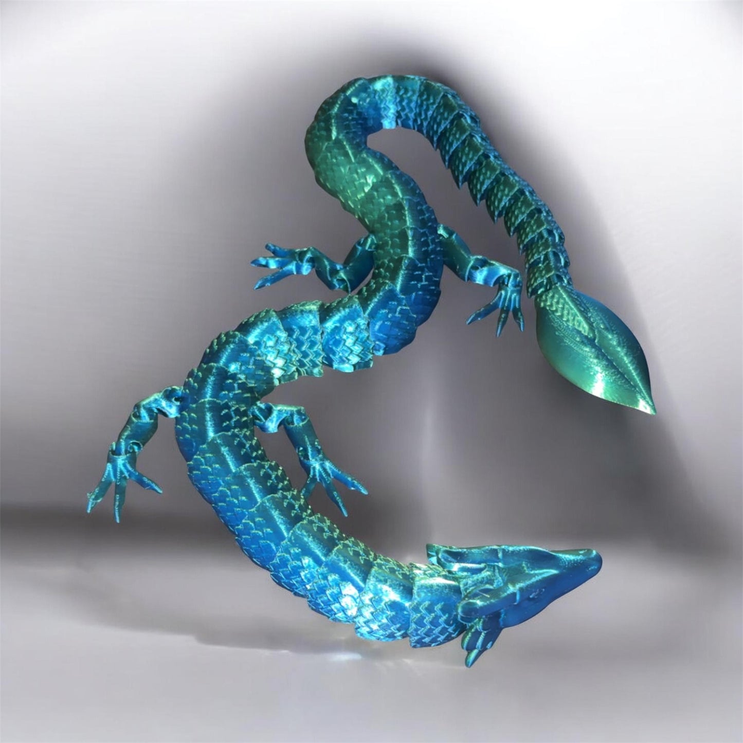 20” articulated dragon flexi toy