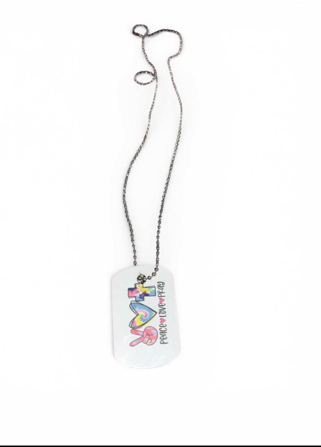 New stainless steel necklace “I love Jesus”
