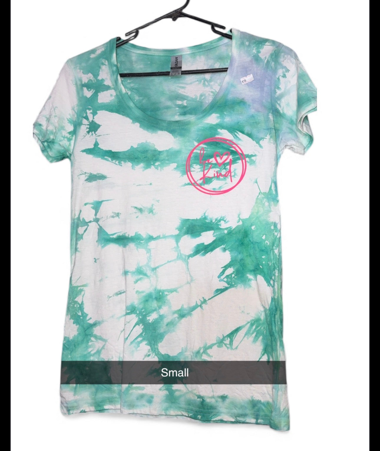 “Be kind” tie dyed t shirt