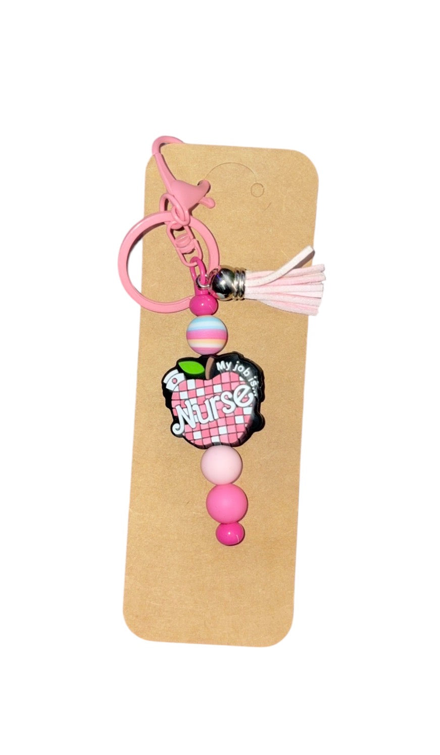 “My job is Nurse” keychain