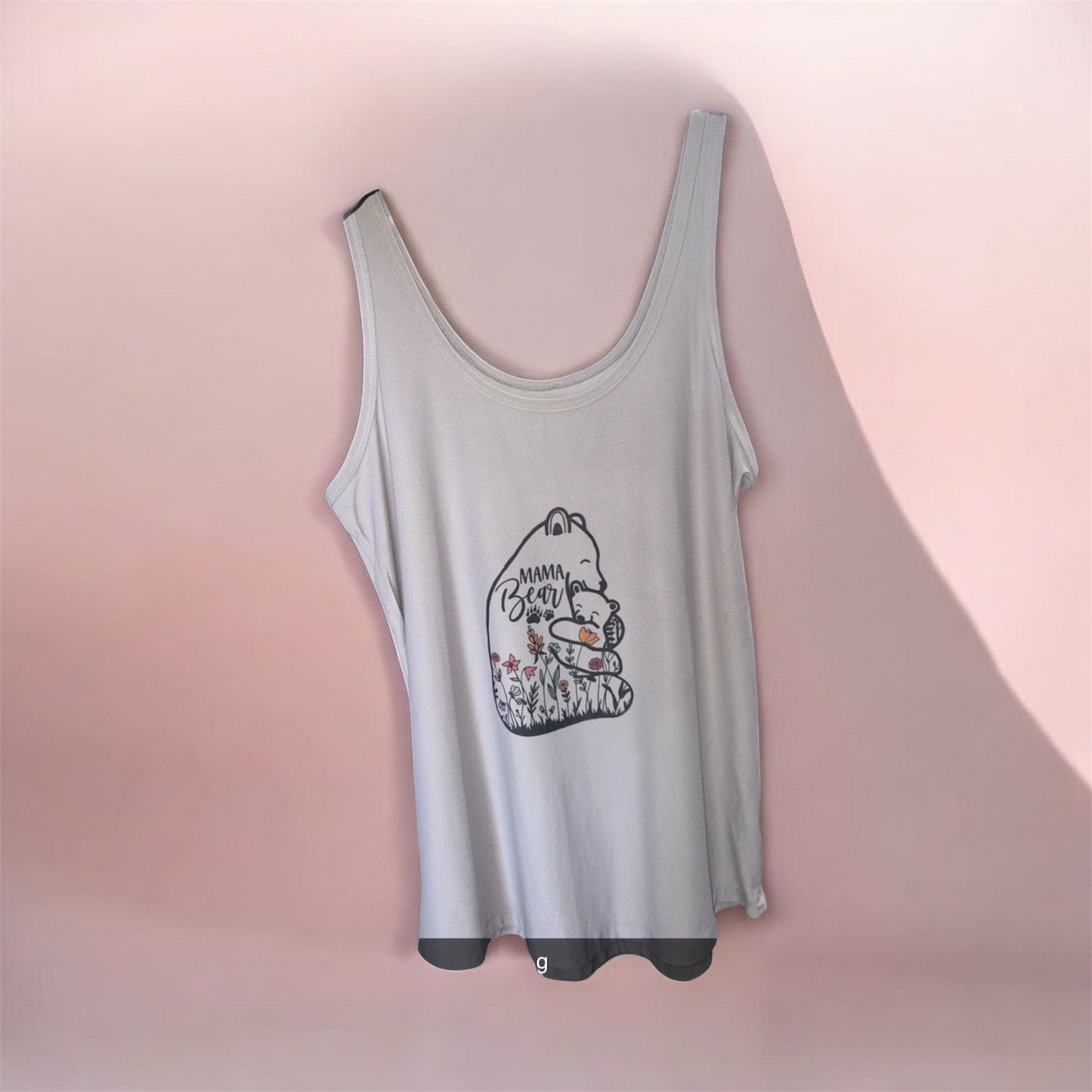 “Mama bear” adult tank top