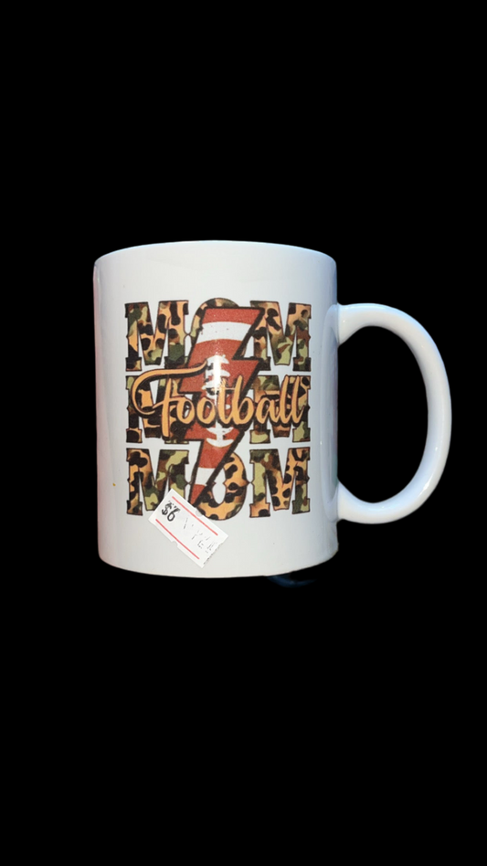 “ football mom” 11 oz ceramic mug