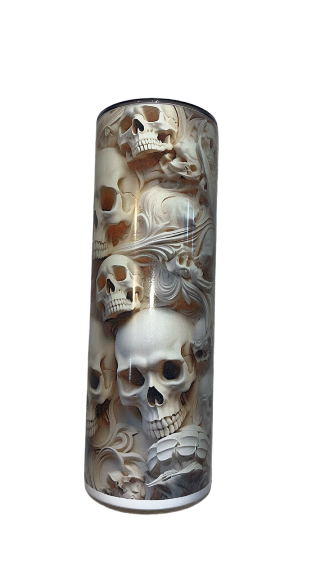 “skull” designed 20oz tumbler