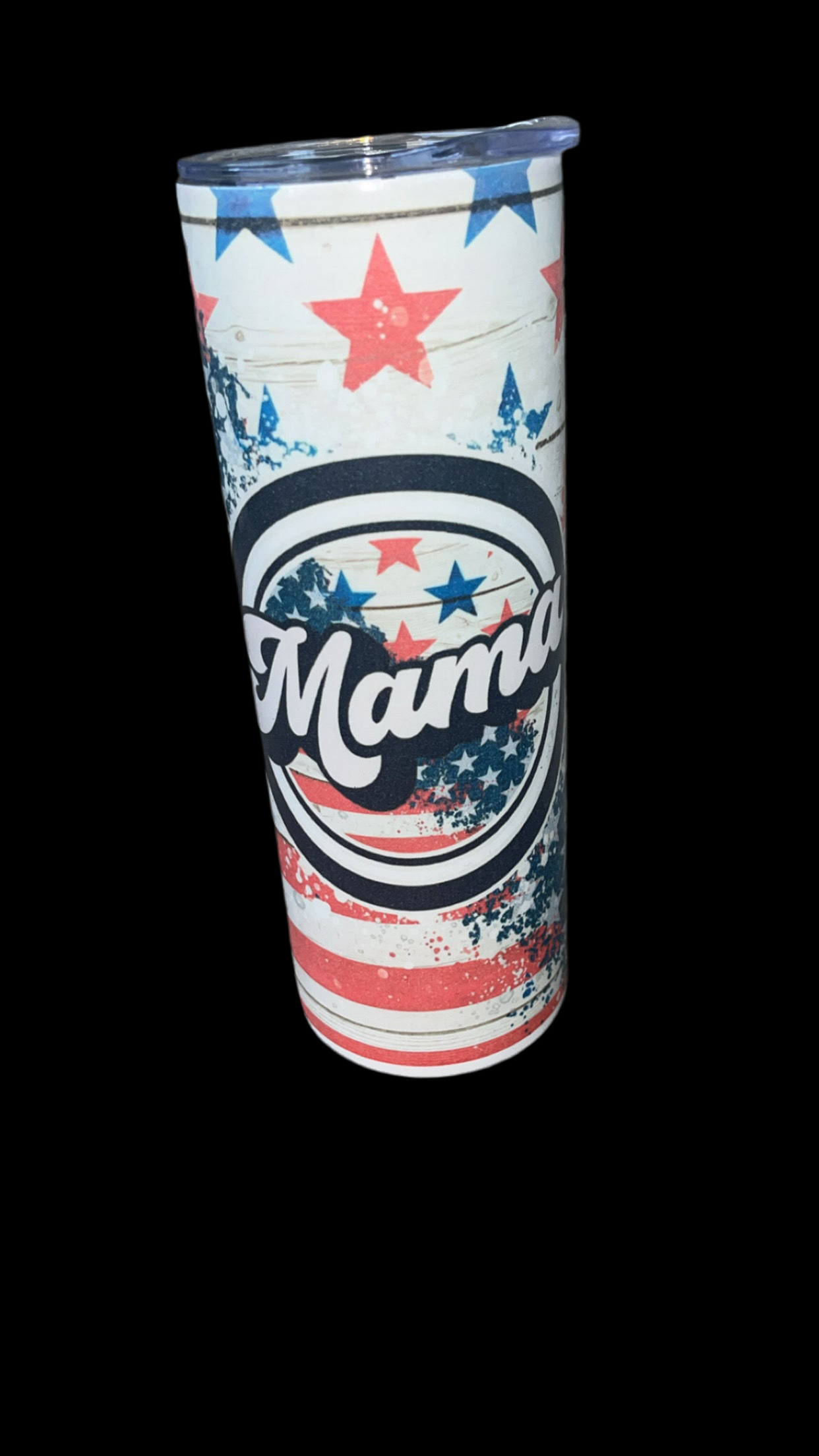 “mom” red/white/blue 20oz tumbler