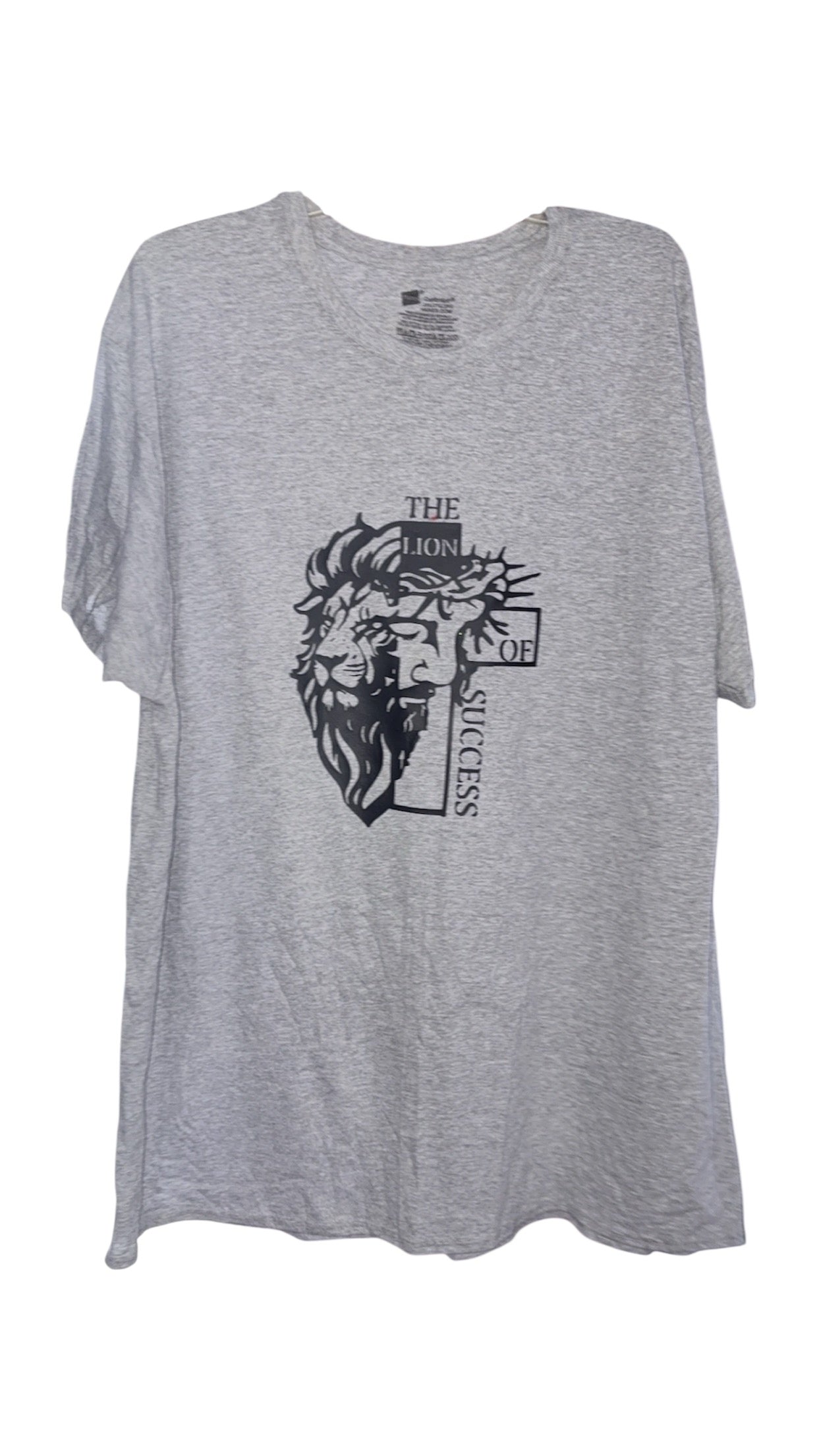 “The Lion Of Success” gray t shirt