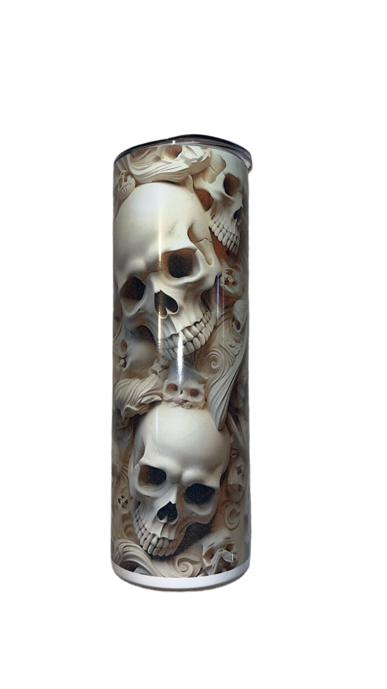 “skull” designed 20oz tumbler