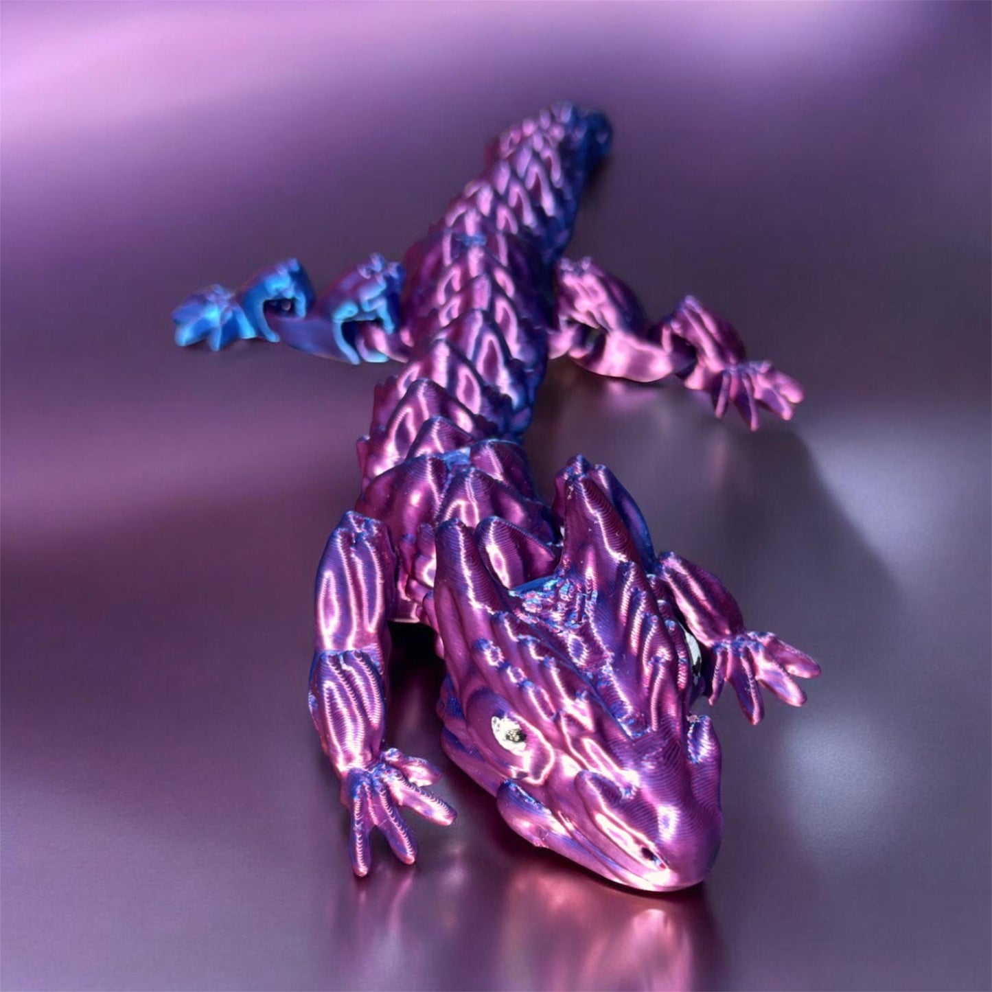 8” articulated dragon toy