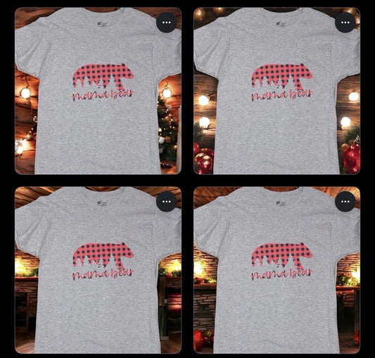 “Mama bear adult size “t shirt