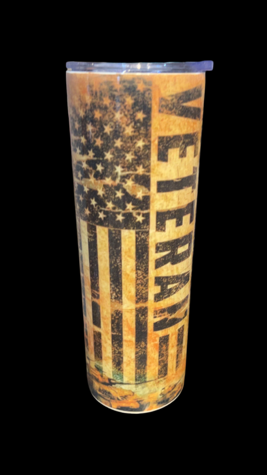 “Veteran” 20 oz tumbler