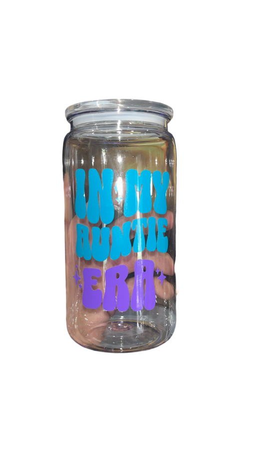 “In my Aunt era” 16oz plastic cup