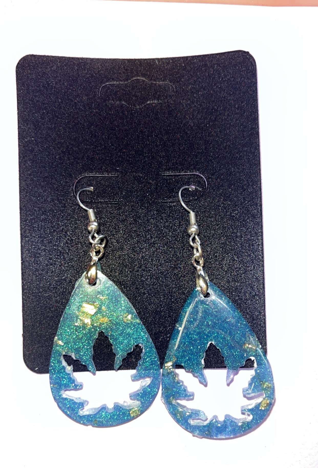 420 resin earrings