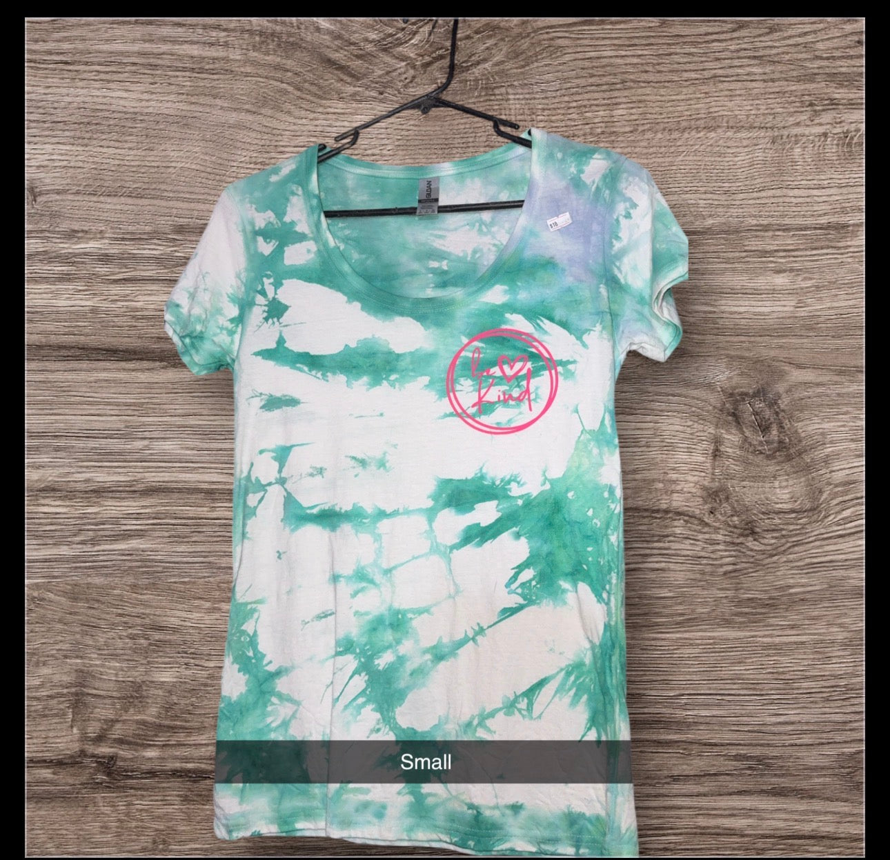 “Be kind” tie dyed t shirt