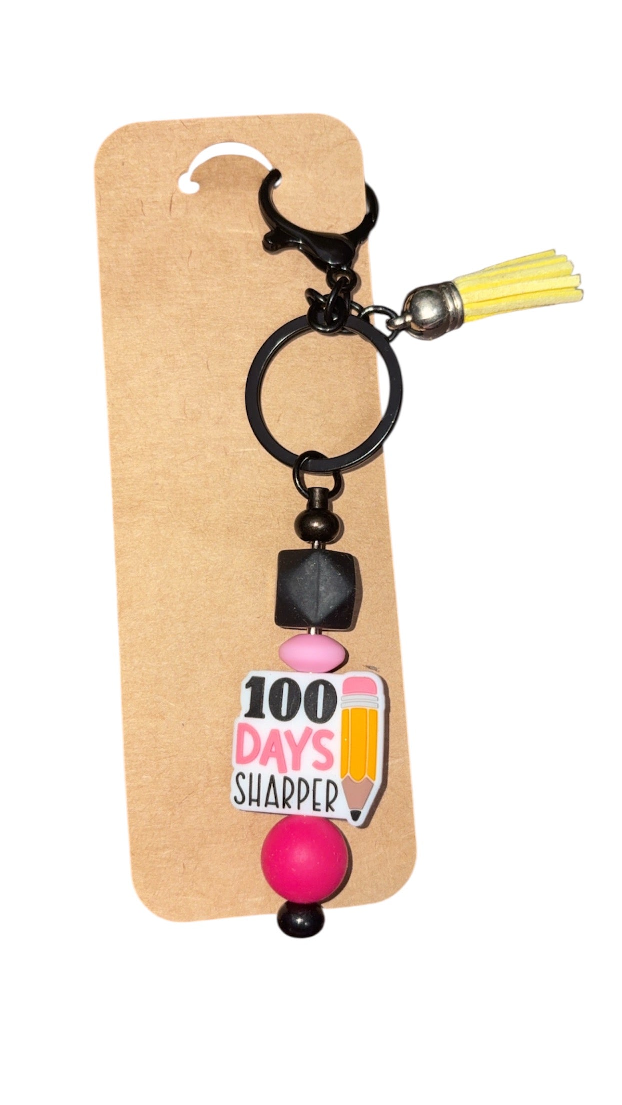 “100 days sharper “ keychain