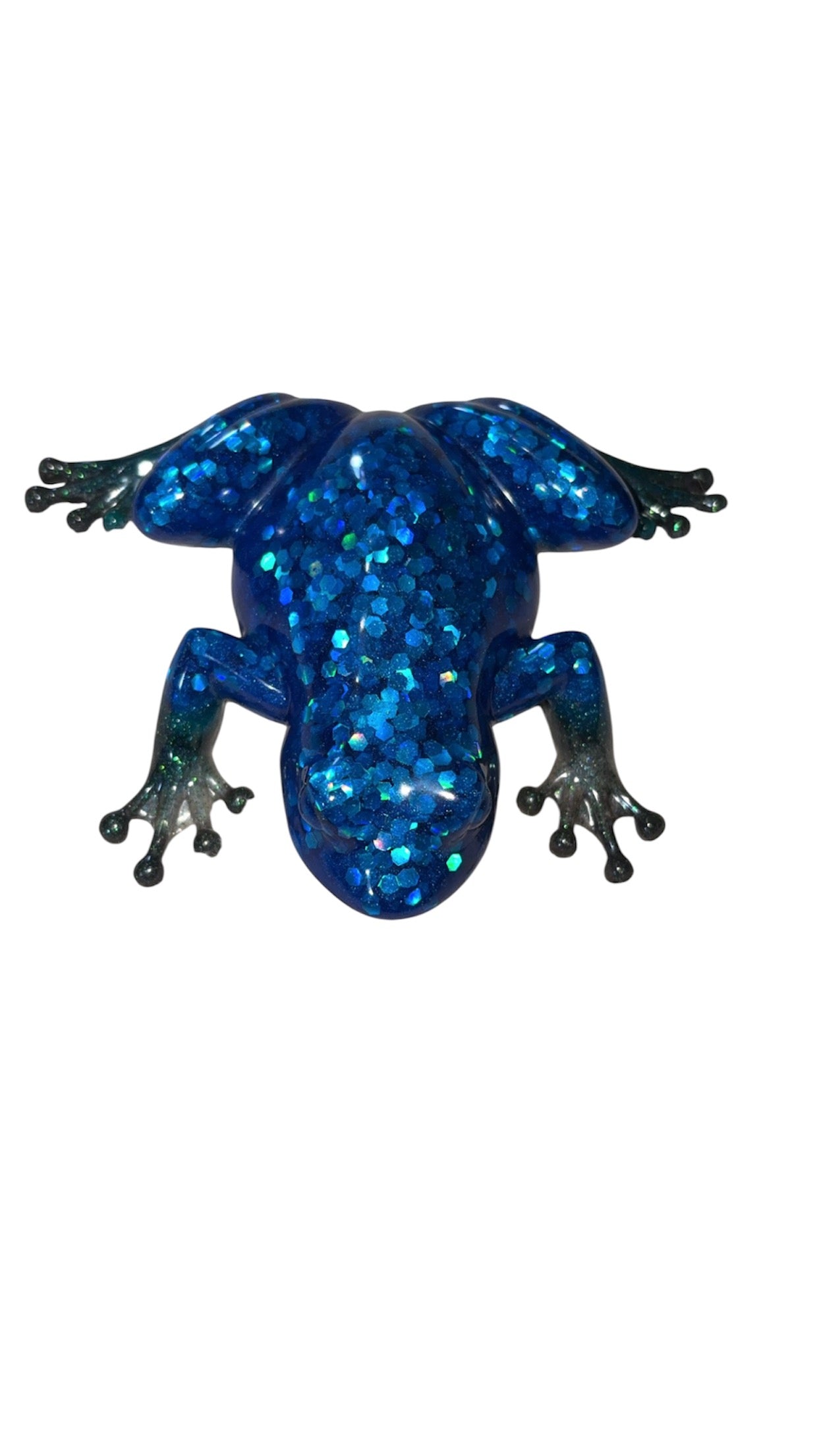 Tree frog resin home decor