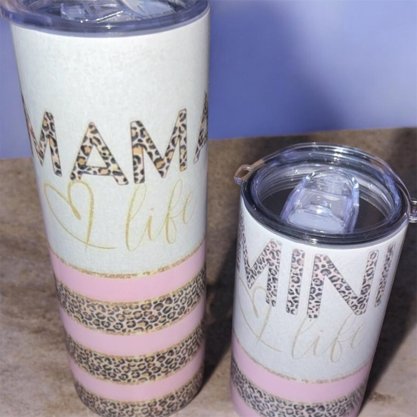 “Mama and mini” tumbler set
