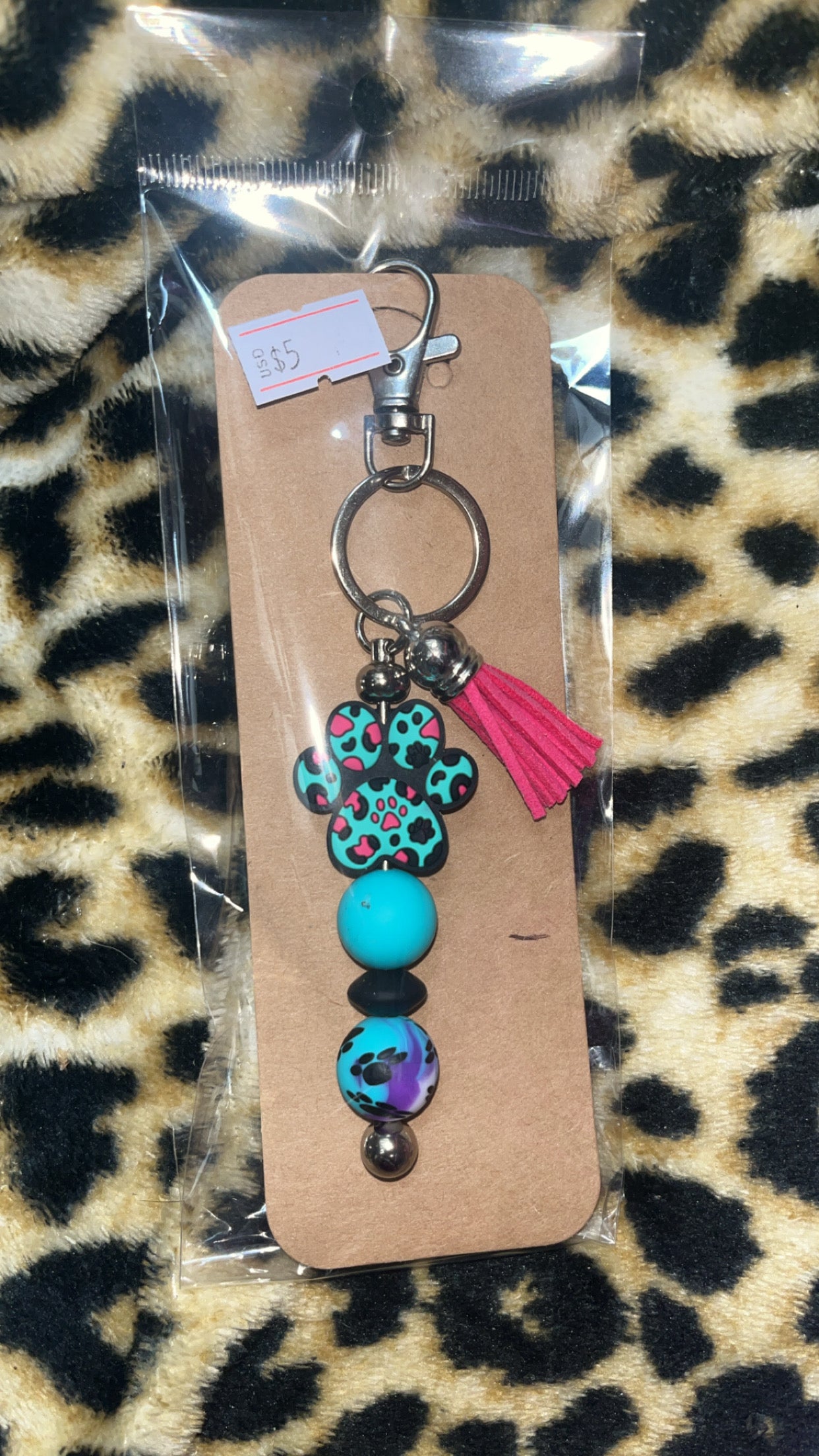 Paw keychains