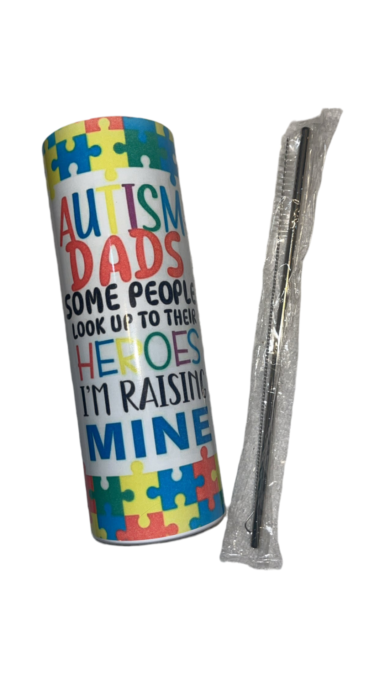“Autism Dad” 20 oz tumbler