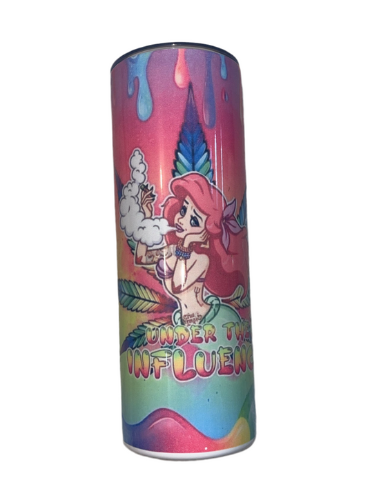 20oz stainless steel tumbler “ Under the influence “