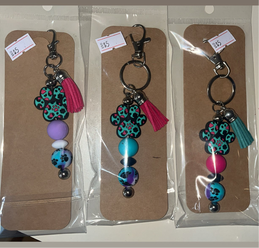 Paw keychains