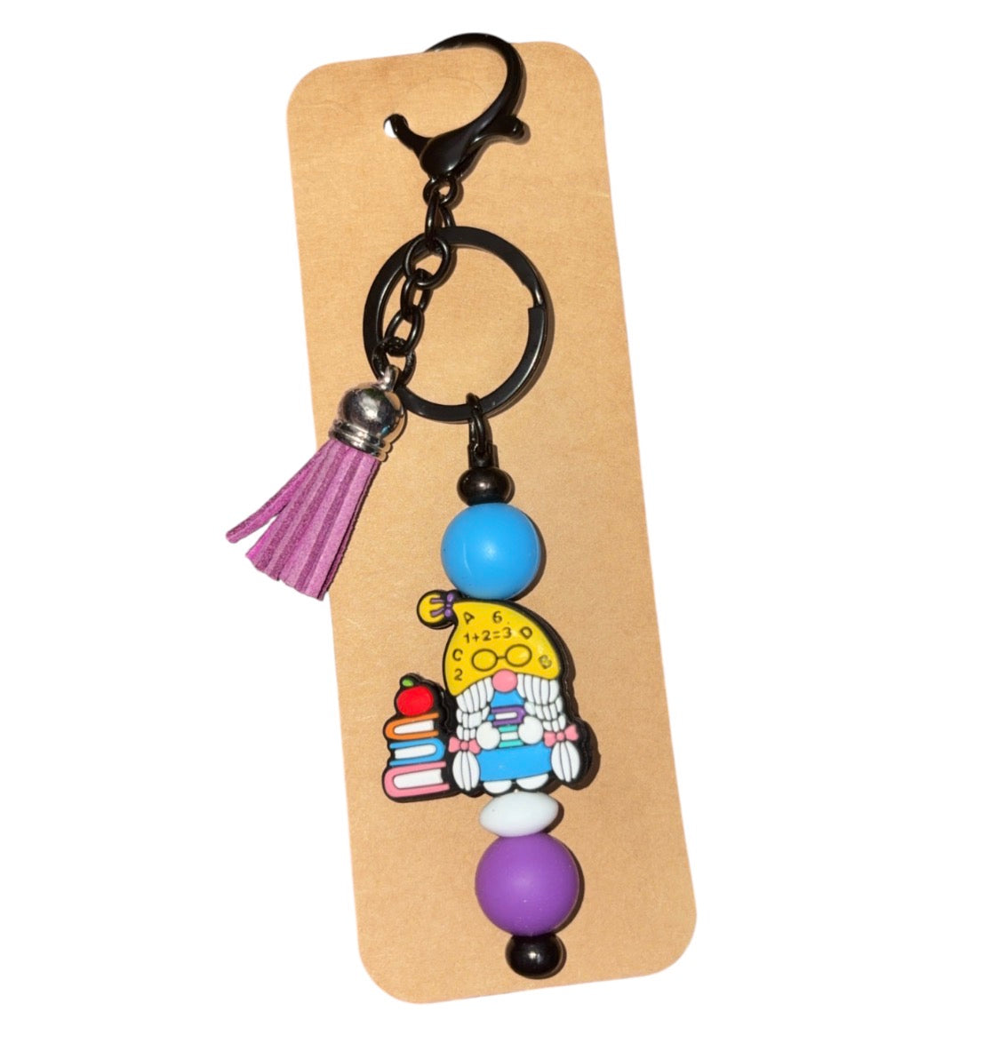 “Gnome school teacher” keychain