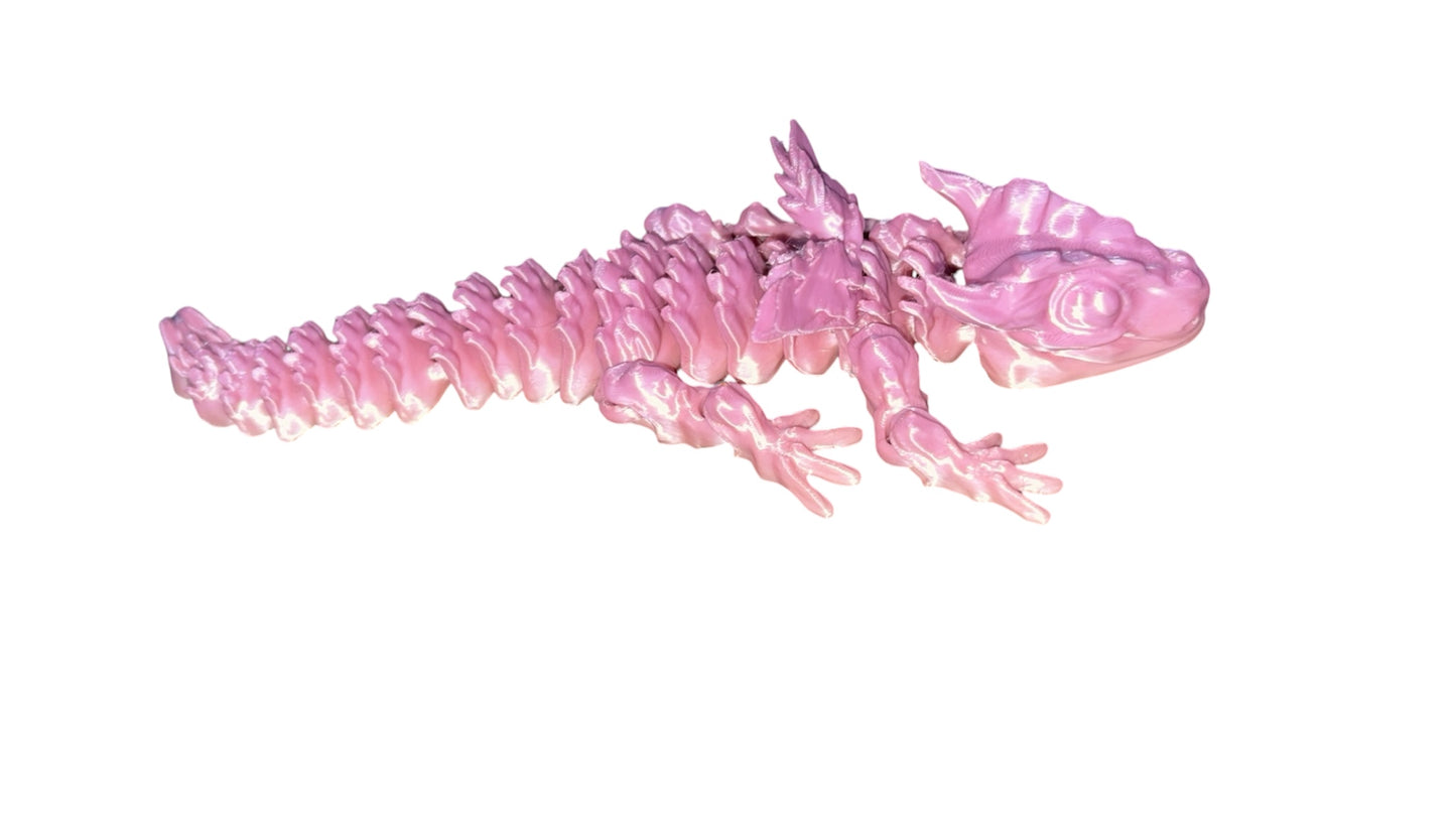 8” articulated dragon toy