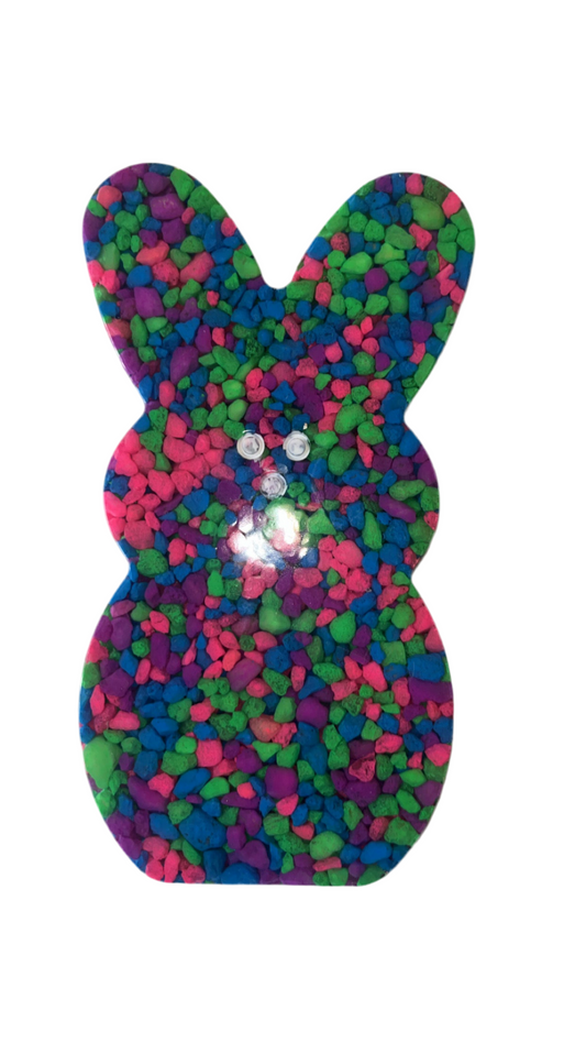 6” resin Easter bunny-home decor