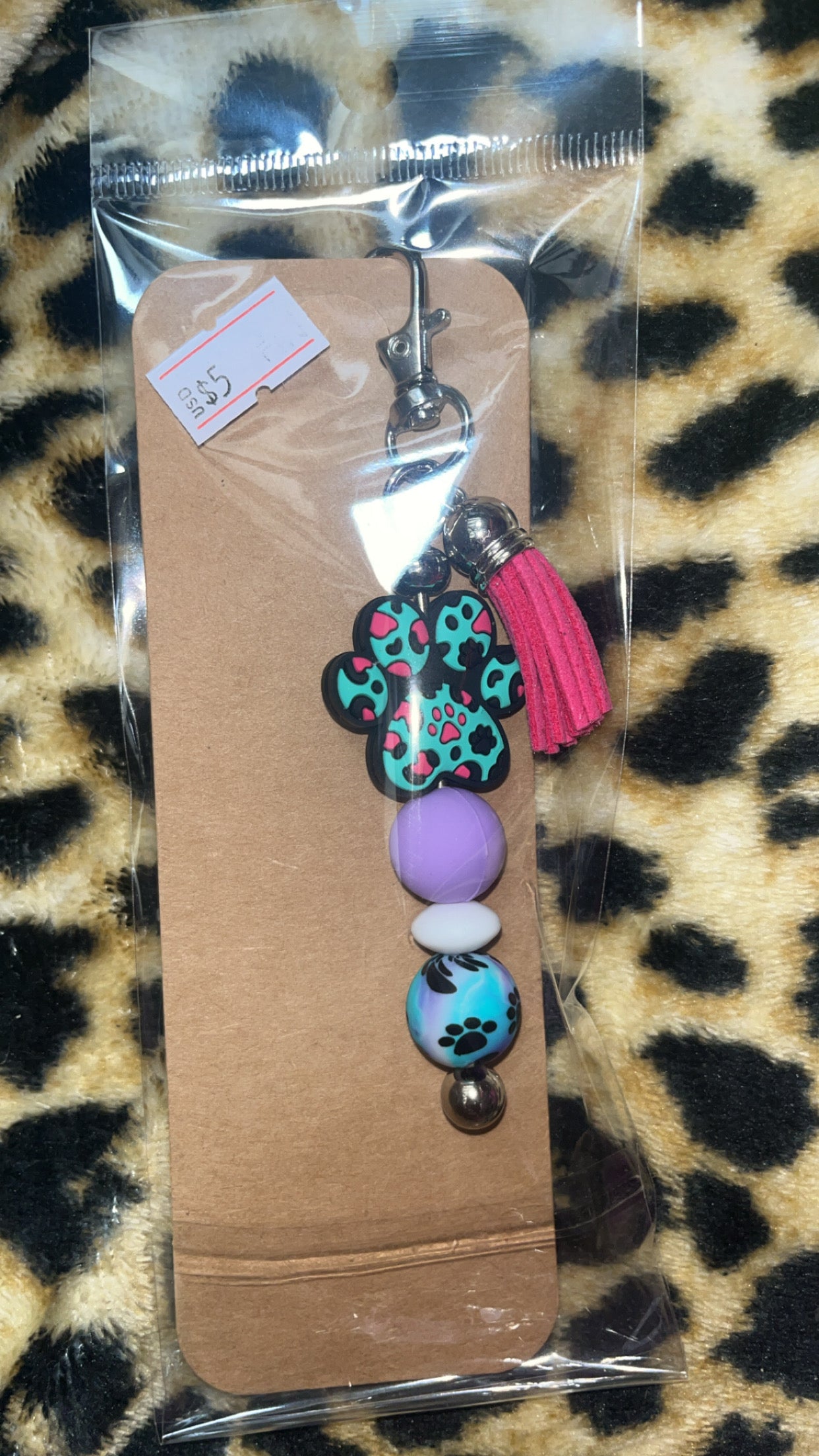 Paw keychains