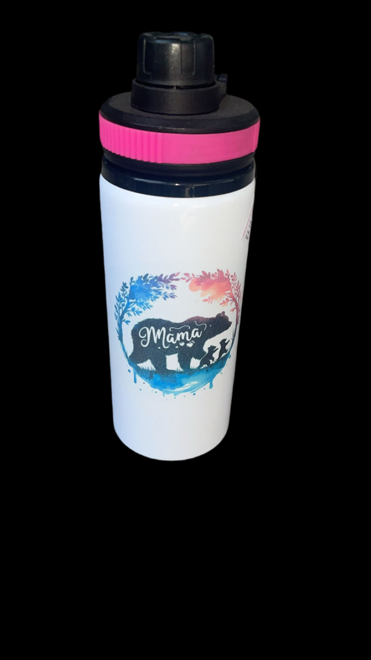20oz stainless steel water bottle with handle “Mama”