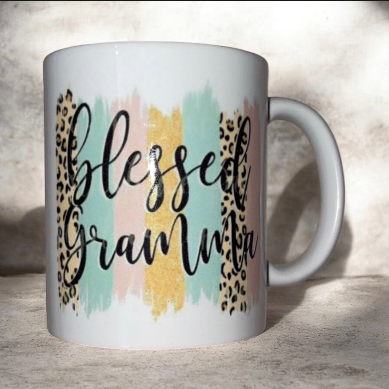 11oz ceramic coffee mug “Blessed Gramma”